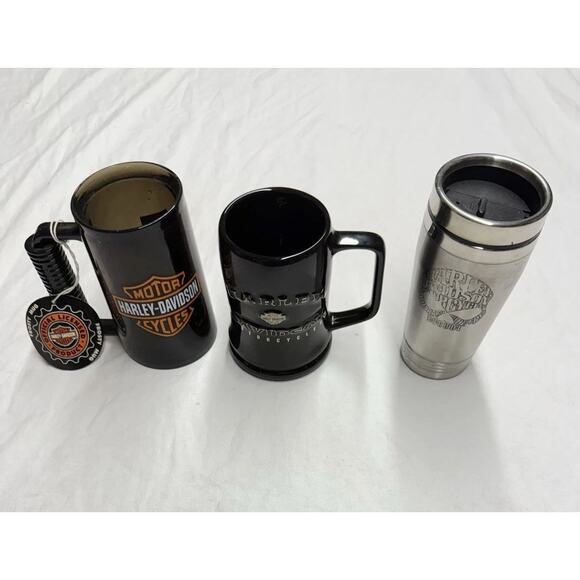 Other - Harley Davidson Motorycle Coffee Mug ,Stainless Steel Skull Coffee Mug With Lid